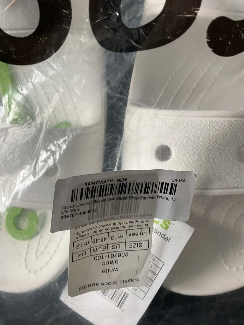 Crocs sandals white size US 13M/15W